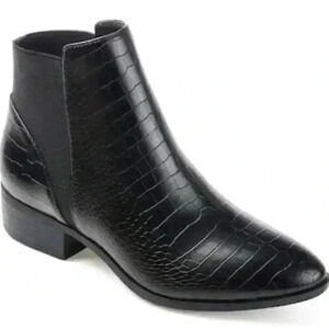 Journee Collection Cerise Bootie, Women's Size 9M, Black